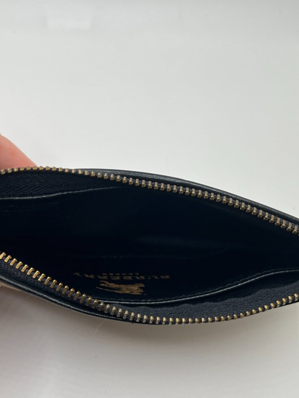 Burberry Haymarket Check Zippered Pouch - Picture 12 of 12